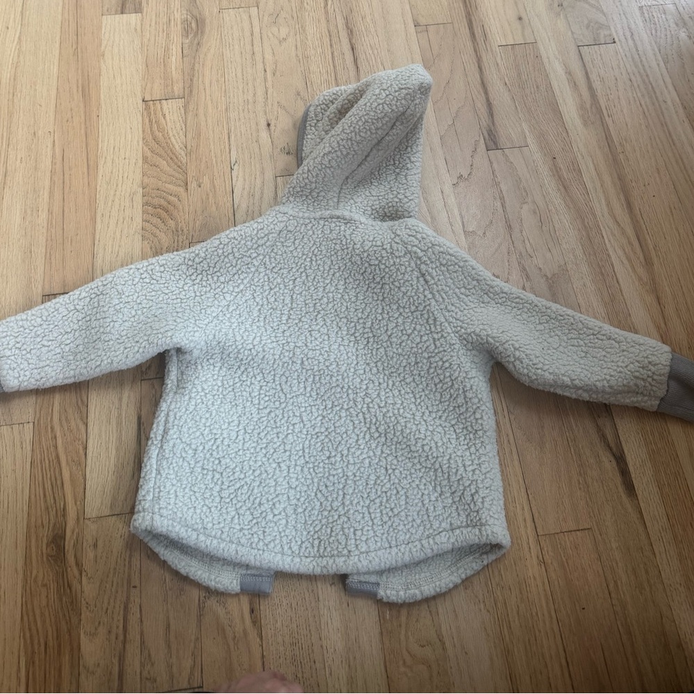 Patagonia baby retro pile jacket cream size 3T - Picture 4 of 7